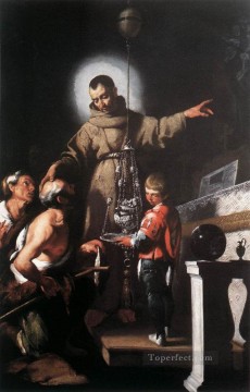 barroco Painting - El Milagro De San Diego De Alcántara Barroco Italiano Bernardo Strozzi